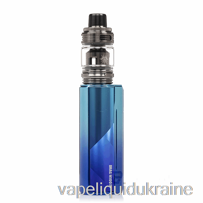 Vape Liquid Ukraine VOOPOO DRAG M100S Starter Kit Cyan and Blue